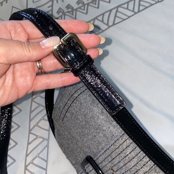 Kate Spade Grey & Black Shoulder Bag - Picture 2 of 10